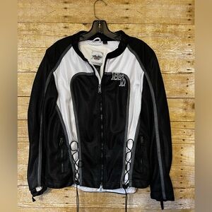 Harley Davidson black/white 3 in 1 evermore jacket size L